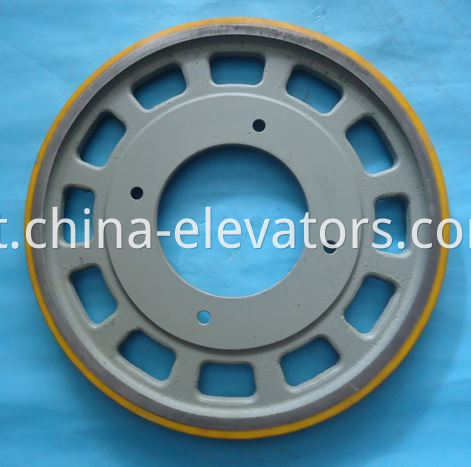 Roda motriz do corrimão para escadas rolantes Fujitec 440*36 Handrail Drive Wheel for Fujitec Escalators 440*36